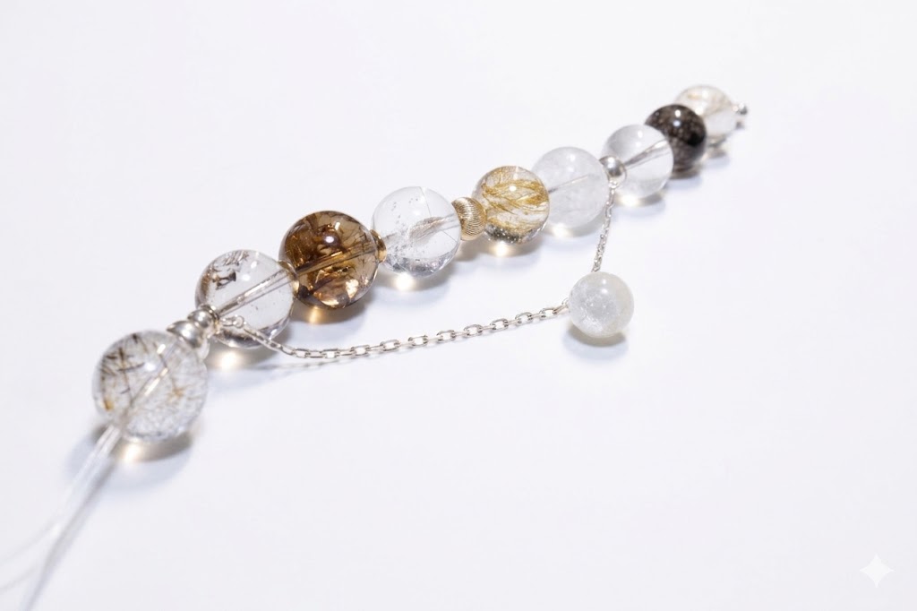 MISSGOODS Mixed Stone Beaded Bracelet with Silver Accents — image 3