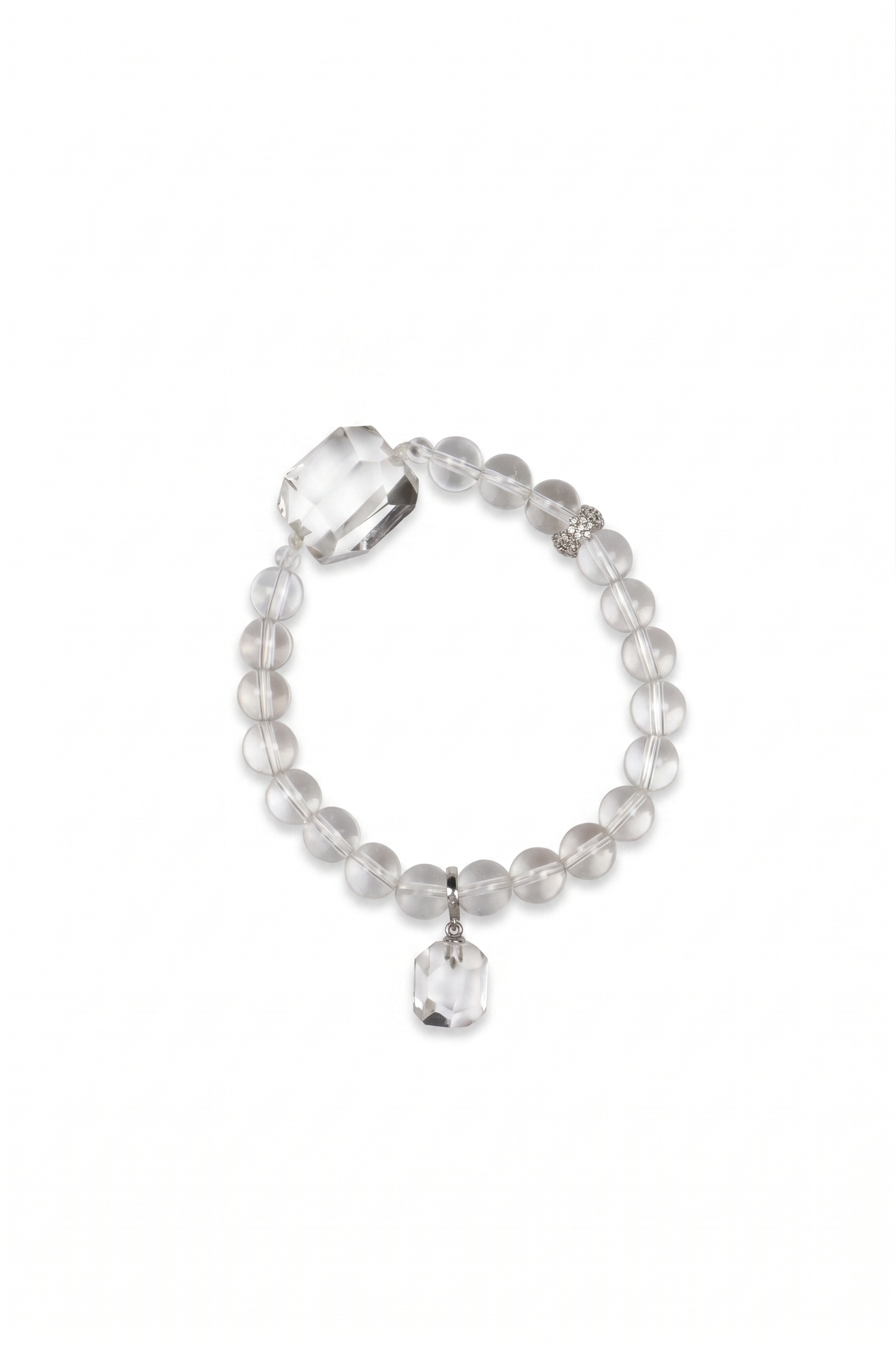 Bone & Silver Collar Necklace