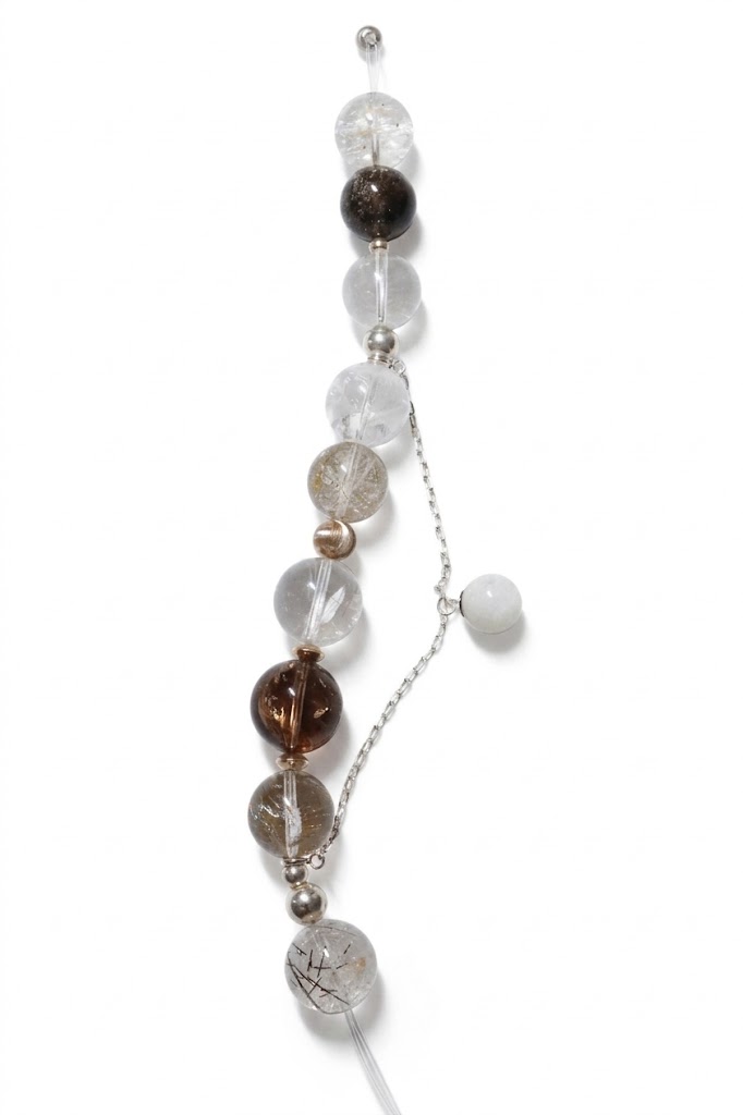 MISSGOODS Mixed Stone Beaded Bracelet with Silver Accents — image 2
